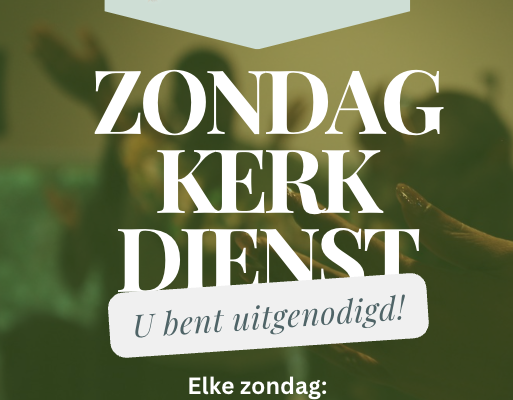 uitnodiging kerkdienst zondag